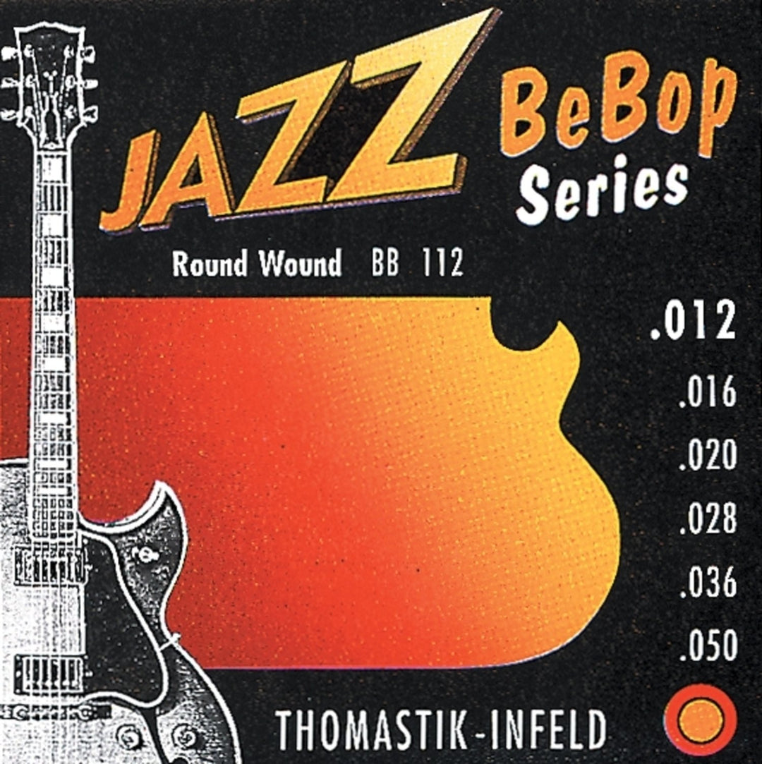 Corde Thomastik-Infeld per E-guitar Jazz BeBob series nickel round wound - Set 012rw (BB112)