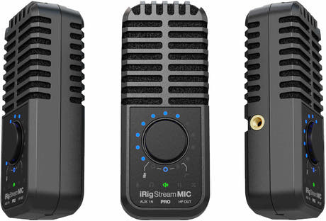 IK Multimedia iRig Stream Mic Pro USB-Microfono
