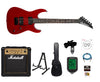 Jackson JS11 Dinky El-guitar Starter Kit (Metallic Red)