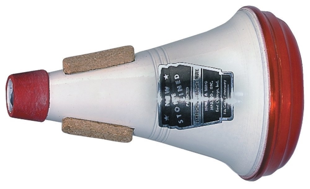 Humes & Berg Symphonic 175 sordina straight per trombone basso, rossa e bianca