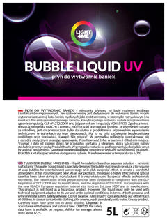 Light4Me Liquido per bolle effetto UV 5L