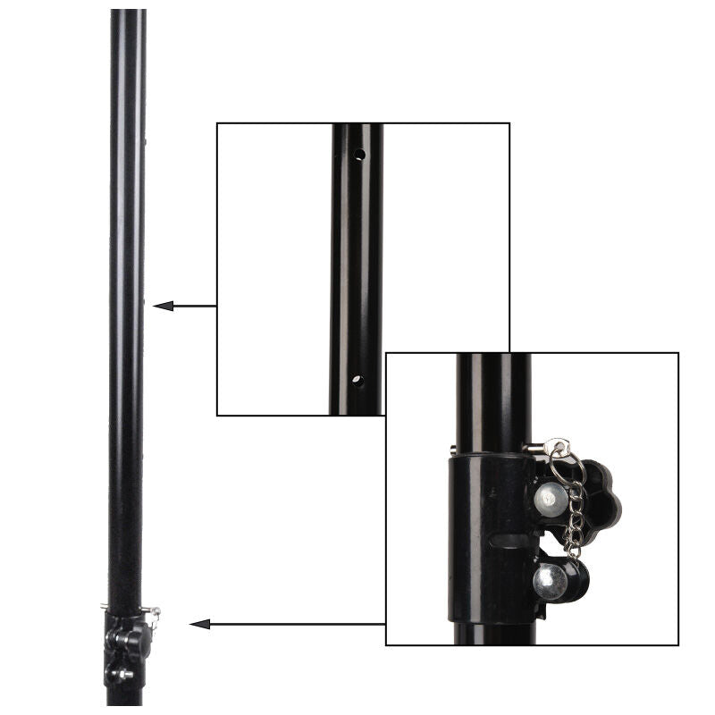 Højttalerstativ (120-160cm, 50 kg)