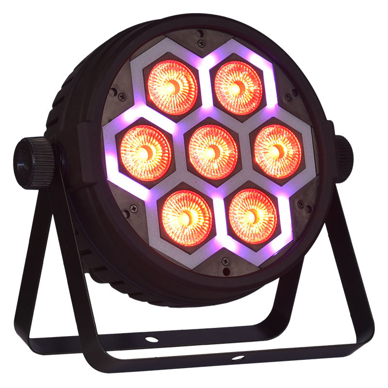 LIGHT4ME FRAME PAR 7x12 LED RGBW effetto luce spotlight
