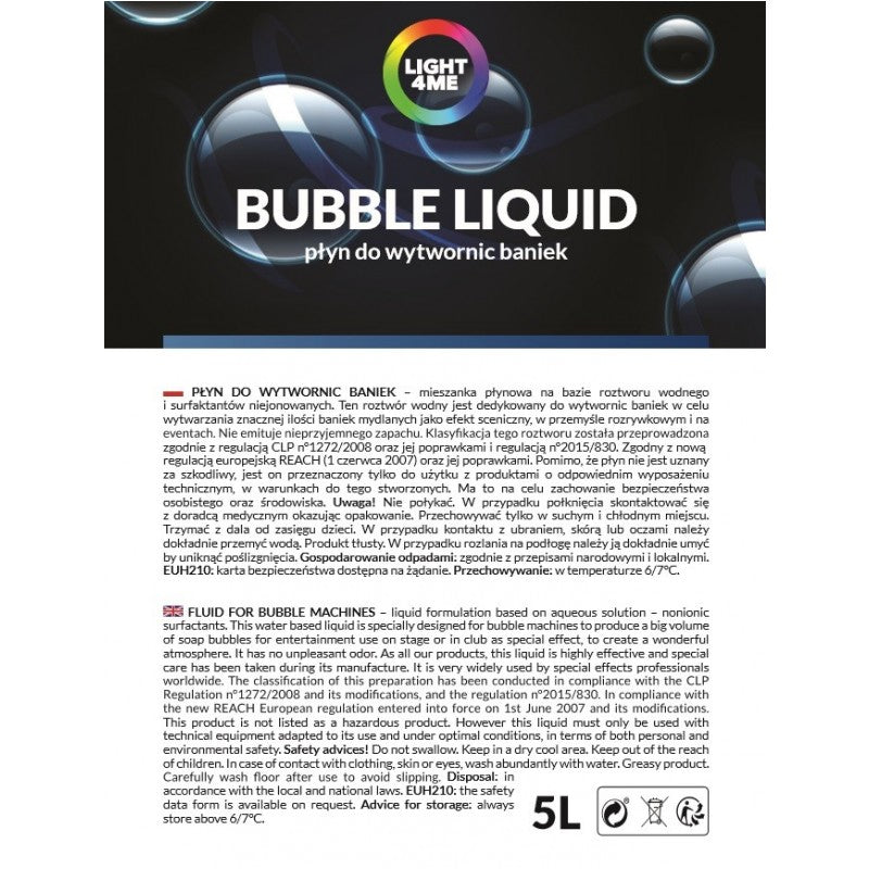 Light4Me Liquido per Bolle (5L)