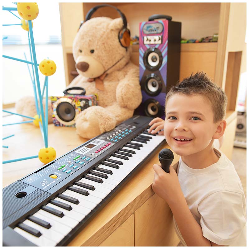MQ 601 UFB PIANO tastiera per organo con microfono