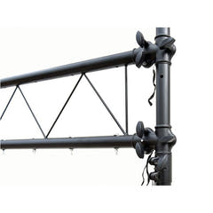 Stativo per luci regolabile 185-330cm (100kg)