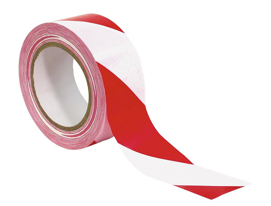 Nastro di Sicurezza 50mm (33m, Rosso&Bianco)