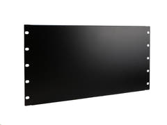 OMNITRONIC pannello frontale Z-19U-shaped, acciaio, nero 5U