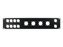 Pannello frontale OMNITRONIC Z-19 8x D-Type/4xNL8/T 2U