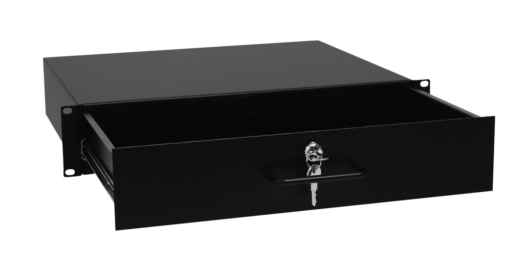 OMNITRONIC Cassetto rack con serratura 2U