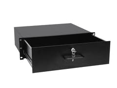 OMNITRONIC Cassetto rack con serratura 3U