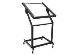 OMNITRONIC Supporto rack 12U/10U regolabile su ruote