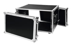 ROADINGER Effect Rack CO DD, 6U, profondo 38cm, nero