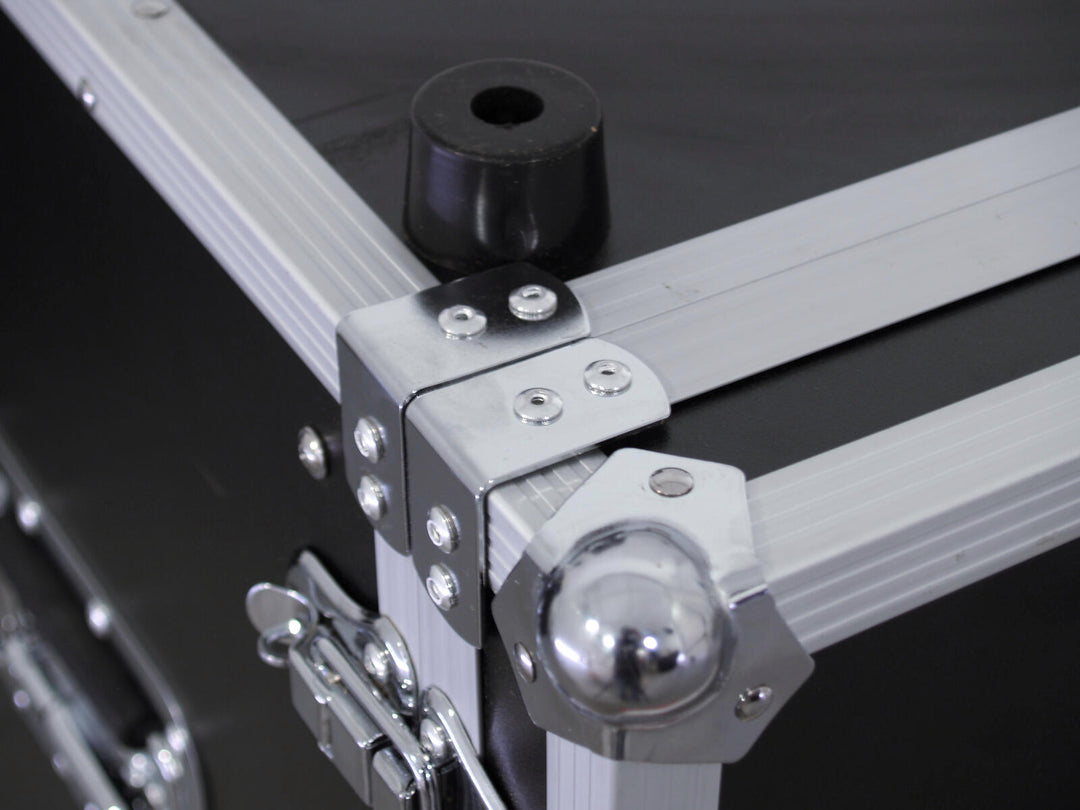 ROADINGER Effect Rack CO DD, 10U, 38cm di profondità, nero