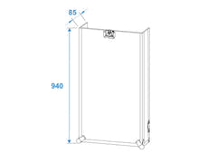 Roadinger Combo Case Pro 17U con Ruote