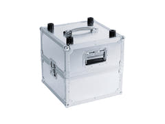 ROADINGER Record Case PRO ALU 50/50, liscia, 100LPs