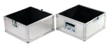 ROADINGER Record Case PRO ALU 50/50,  plain, 100LPs