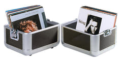 ROADINGER Custodia per dischi ALU 50/50, arrotondata, bk