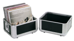 ROADINGER Custodia per dischi ALU 50/50, arrotondata, bk