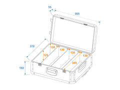 ROADINGER custodia per CD nera per 120 CD con carrello