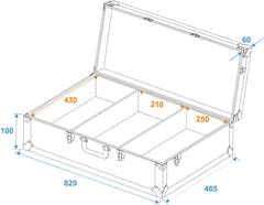 ROADINGER Console universale DIGI-1 2xCD/1xM-10 bk