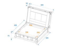 ROADINGER Laptop Case LC-13 massimo 325x230x30mm