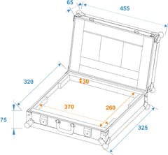 ROADINGER Laptop Case LC-15 massimo 370x255x30mm