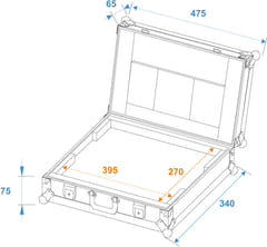 ROADINGER Custodia per laptop LC-17