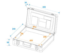 ROADINGER Custodia per laptop MB-15