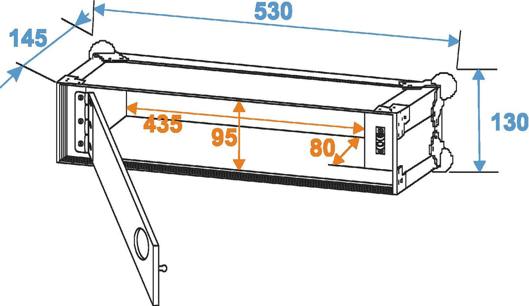 Flightcase per Sistemi di Microfoni Wireless