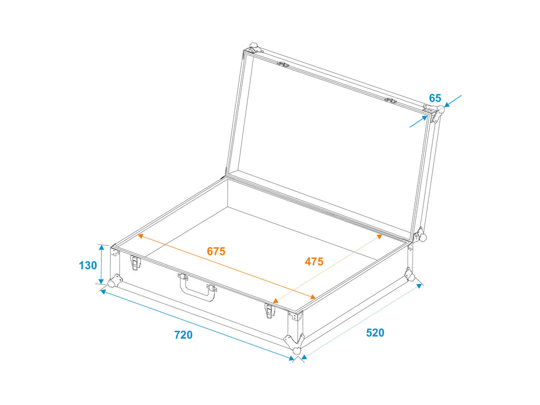ROADINGER Custodia universale Pick 70x50x17cm