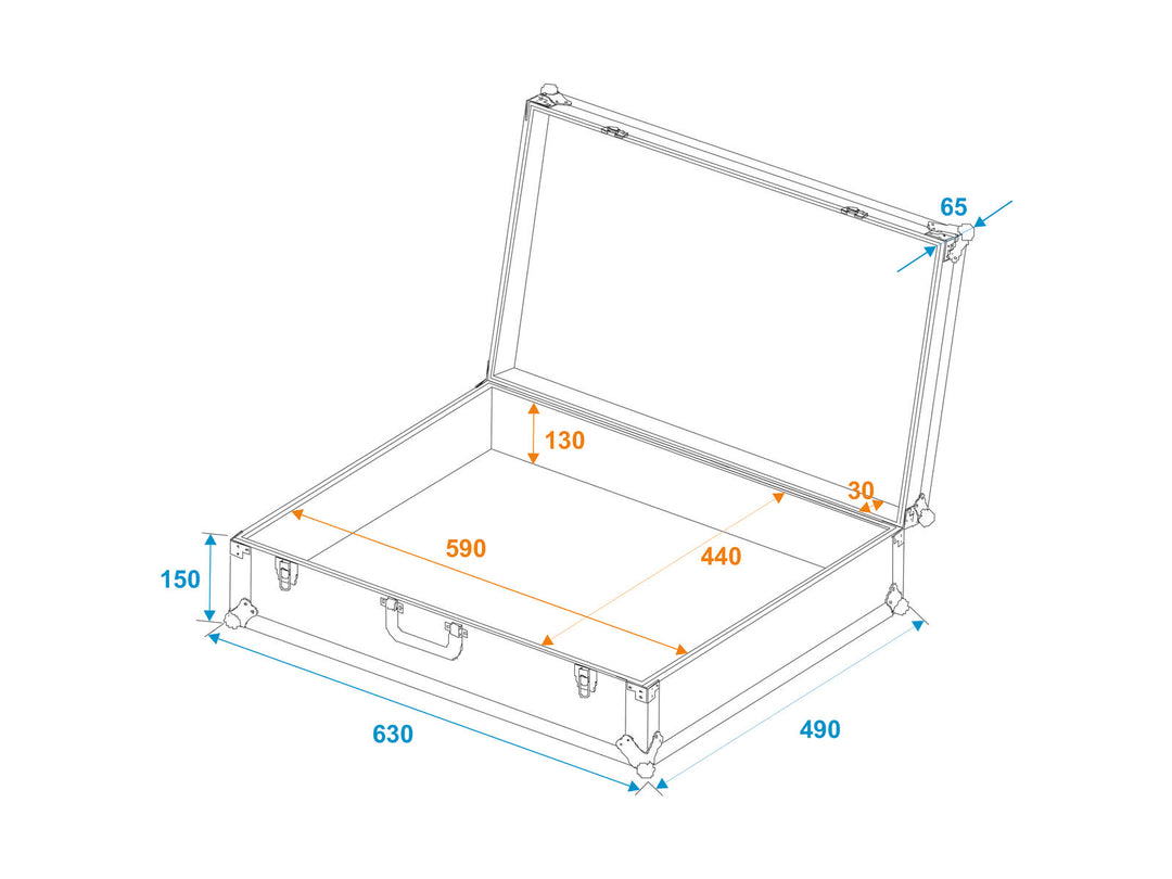 ROADINGER Case universale Pick 62x47x19cm