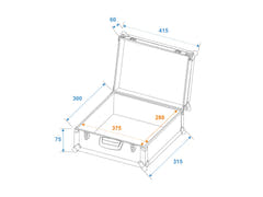 ROADINGER Universal Case FOAM, nero, GR-5 nero