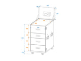 ROADINGER WDS-1 Universal Drawer Case with wheels