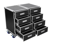 ROADINGER DD-2 Custodia universale Roadie a doppio cassetto
