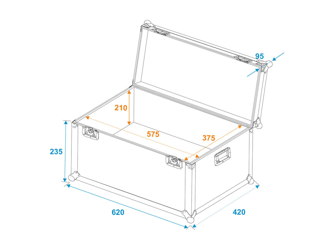 Custodia universale per trasporto ROADINGER 60x40x30cm
