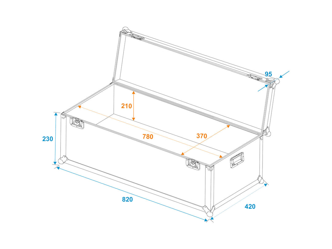 Custodia universale per trasporto ROADINGER 80x40x30cm