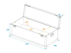 ROADINGER Custodia universale da trasporto 100x40x30cm