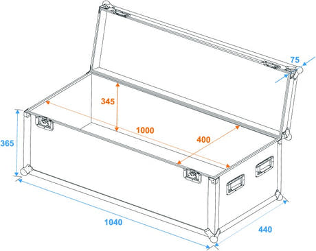Eurolite Flightcase Pro (W:100 x D:40 x H:40cm)