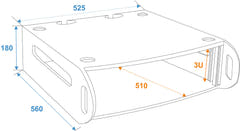ROADINGER unità rack 3U