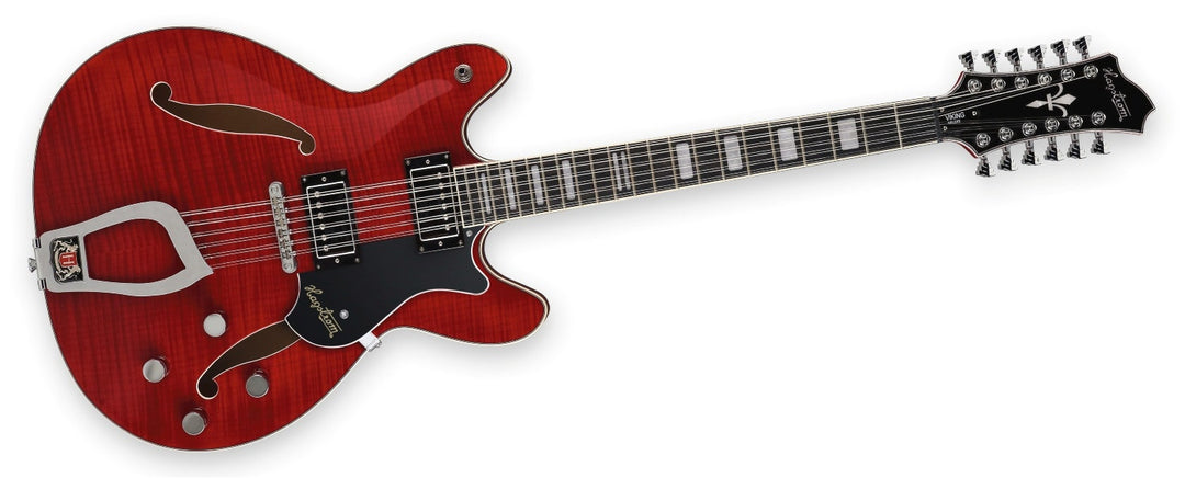 Hagstrom Viking Deluxe-12 Ciliegio selvatico