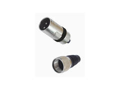 OMNITRONIC Spina XLR a 3 poli bk 10x
