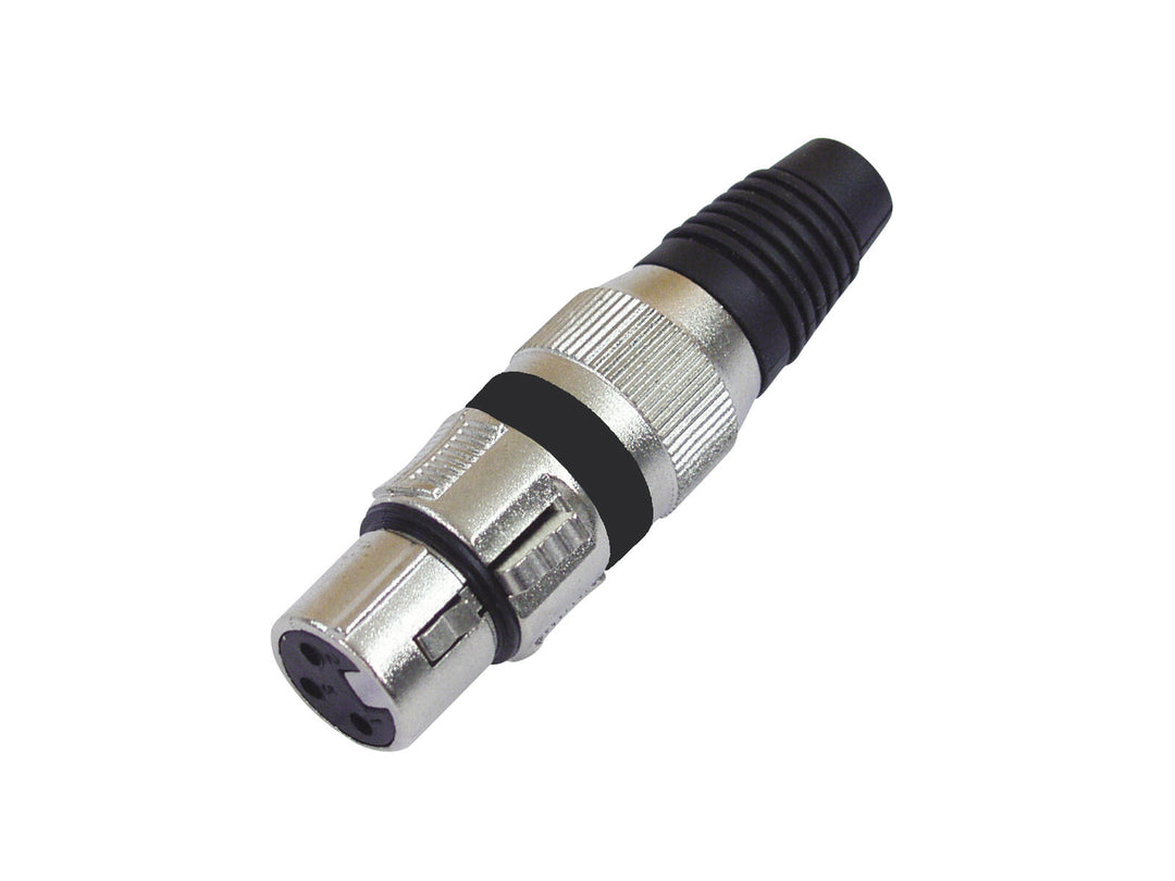 OMNITRONIC Presa XLR a 3 pin bk 10x