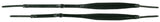 GEWA cinghie per fisarmonica XL con imbottitura in pelle per 72-120 bassi, set