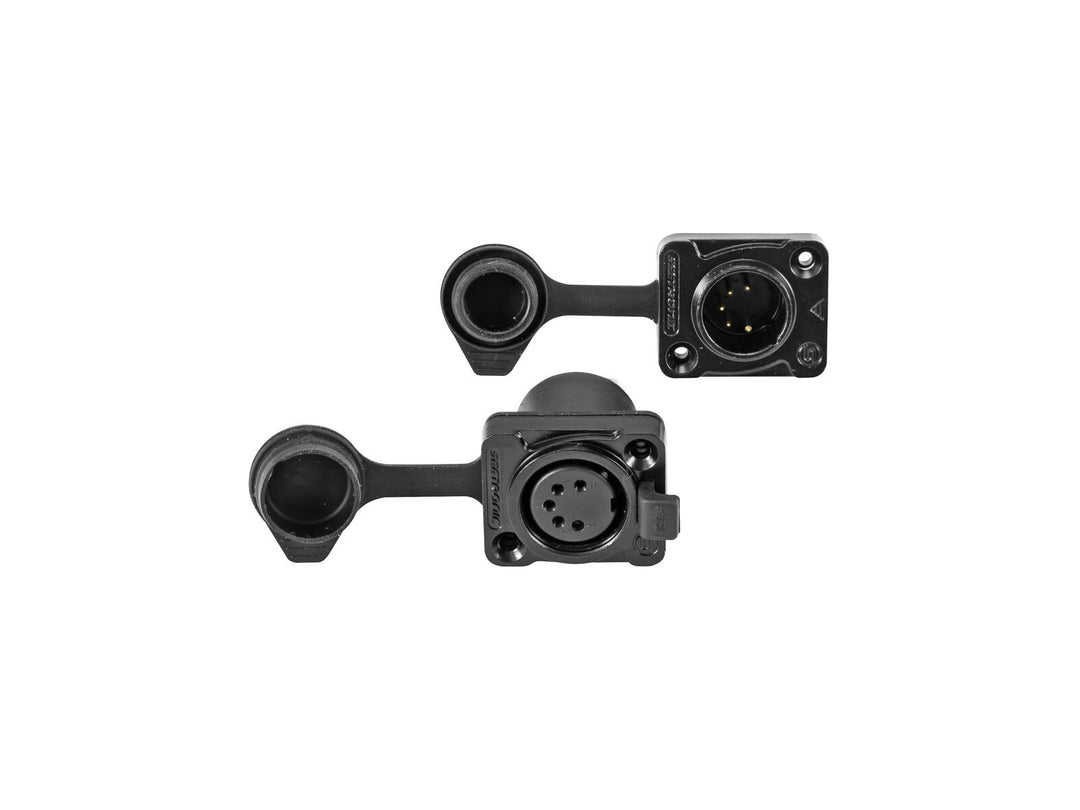 EUROLITE IP XLR set plug/socket 5-pin per LED IP PIX Strobe RGB CW+WW