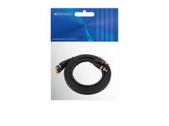 OMNITRONIC Cavo RCA 2x2 massa 1.5m