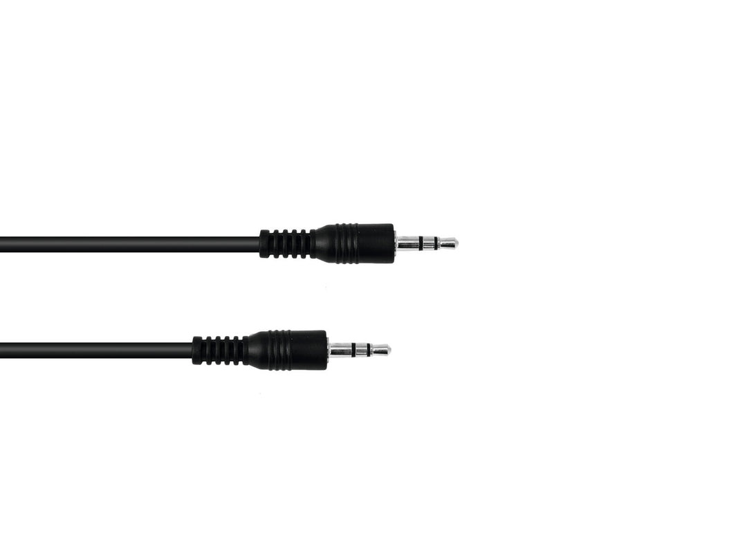 OMNITRONIC Cavo Jack 3.5 stereo 1.5m bk