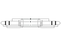 OMNITRONIC Cavo Jack 3.5 stereo 1.5m bk