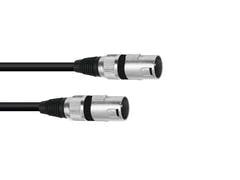 OMNITRONIC cavo adattatore XLR(M)/XLR(M) 0.2m bk