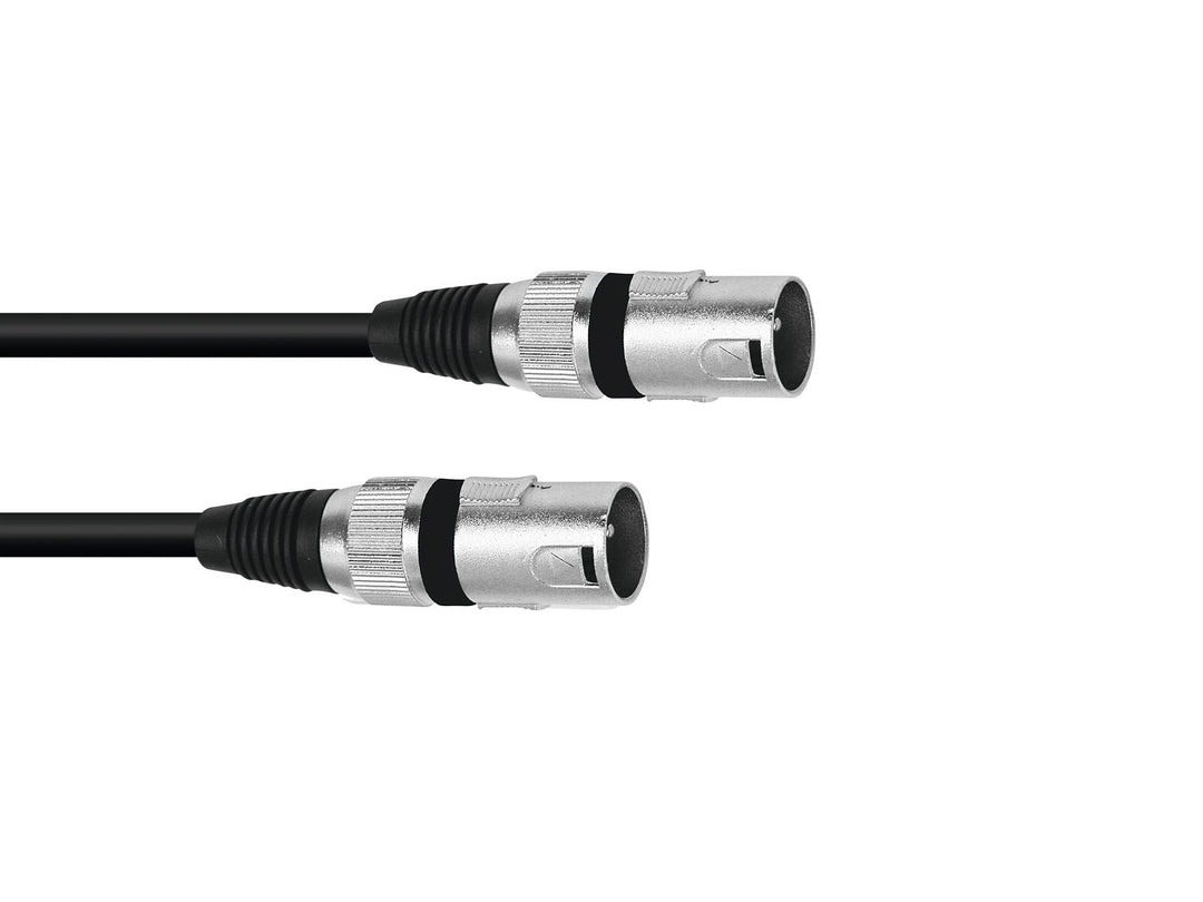 OMNITRONIC cavo adattatore XLR(M)/XLR(M) 0.2m bk